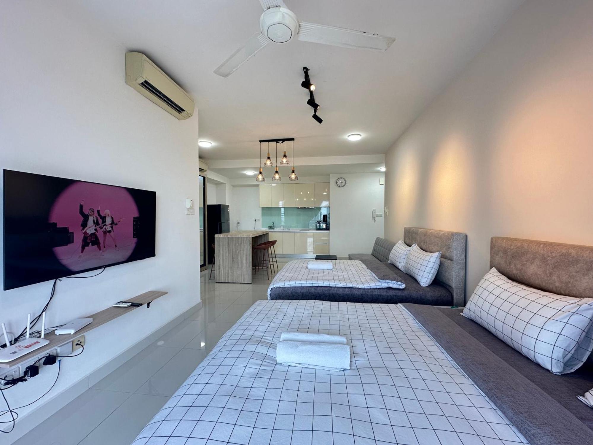 Teega Suites Puteriharbour By Wp Homestay Johor Bahru Zimmer foto
